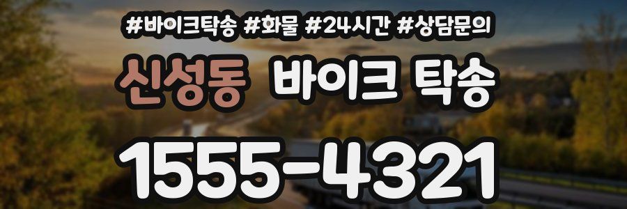 신성동 바이크 탁송