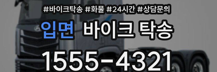 입면 바이크 탁송