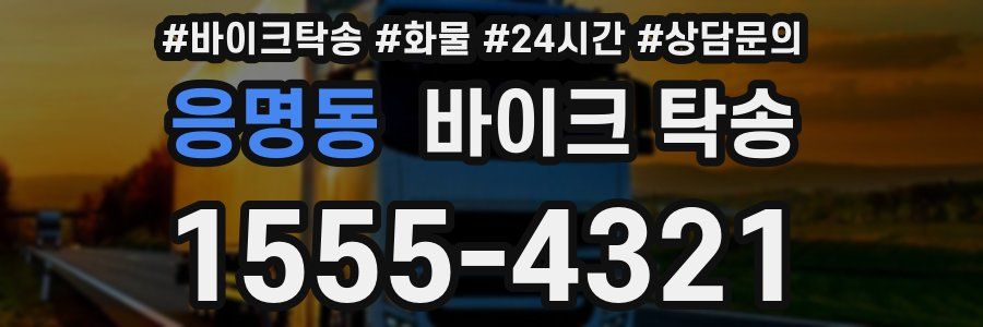 응명동 바이크 탁송