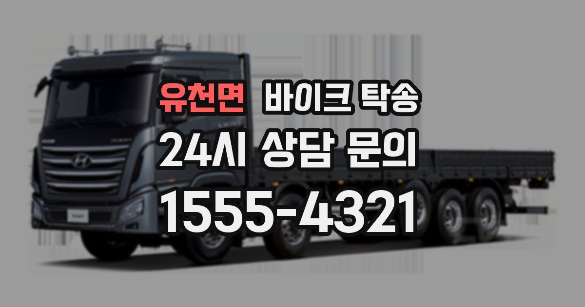 유천면 바이크 탁송