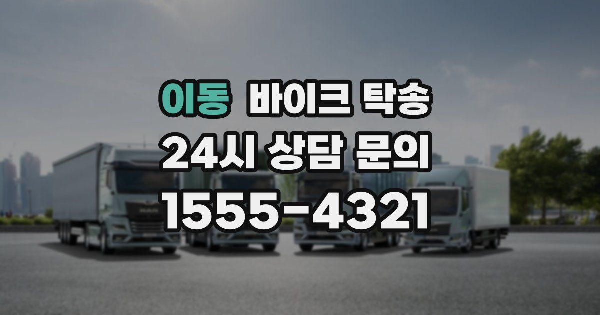 이동 바이크 탁송