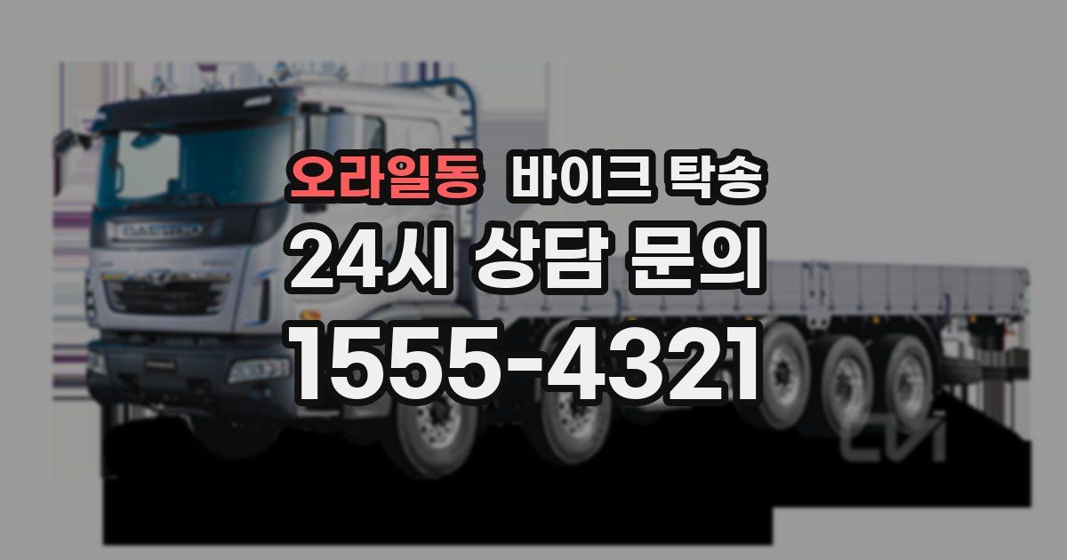 오라일동 바이크 탁송