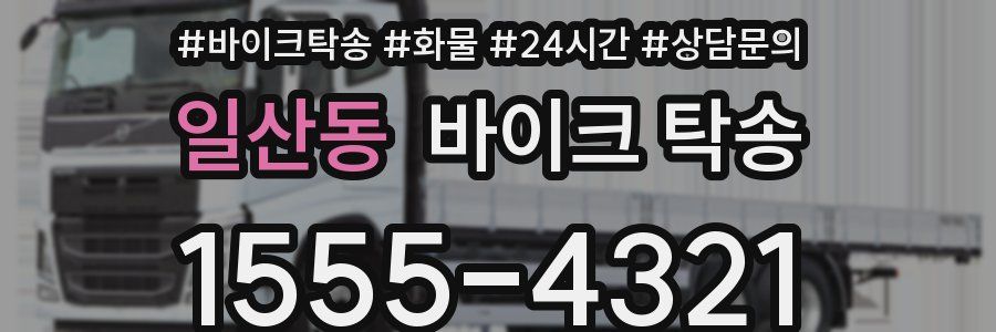 일산동 바이크 탁송