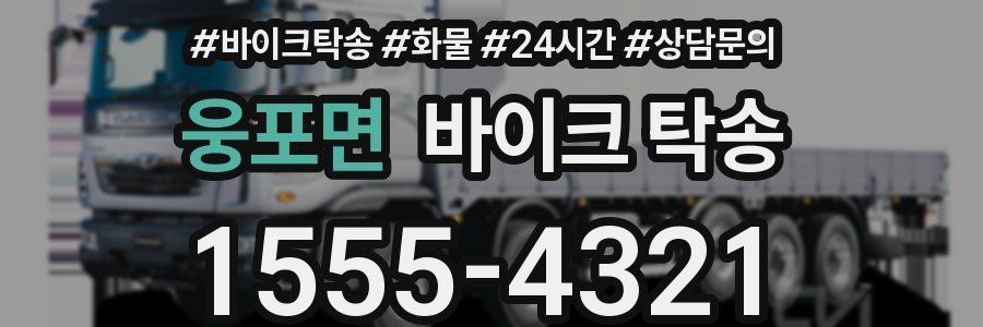 웅포면 바이크 탁송