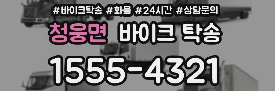 청웅면 바이크 탁송