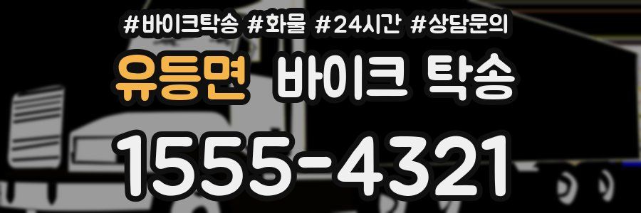 유등면 바이크 탁송