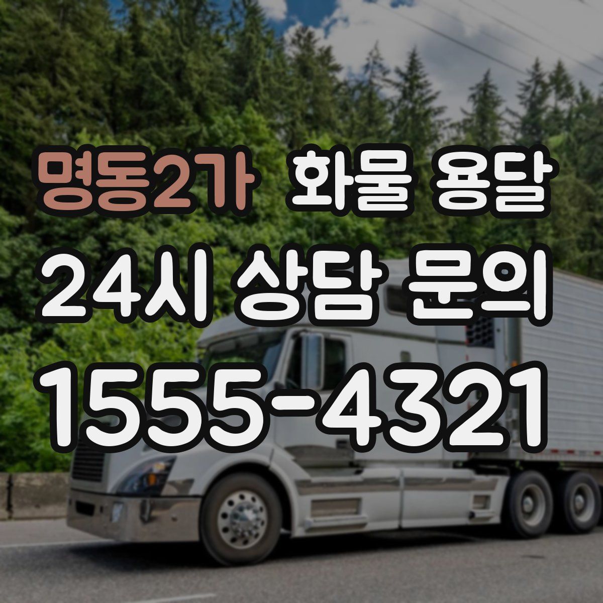 명동2가 화물 용달