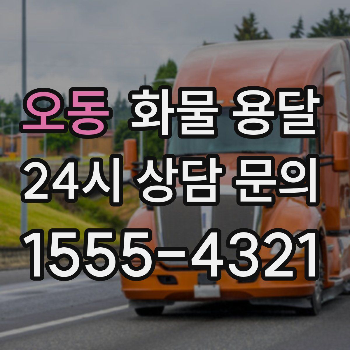 오동 화물 용달