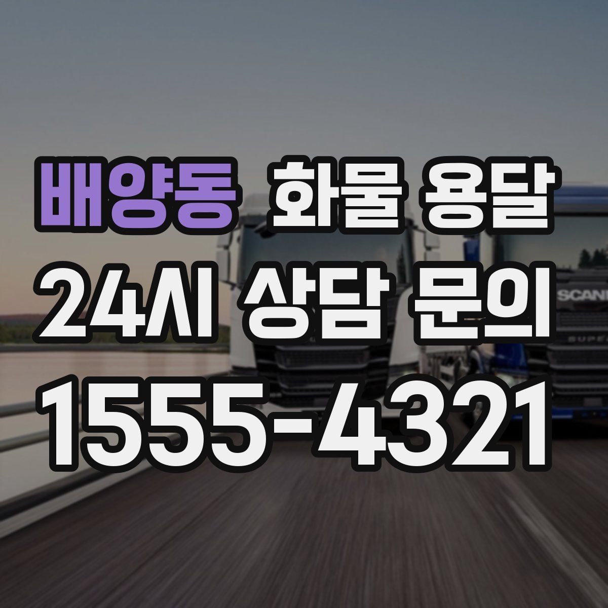 배양동 화물 용달