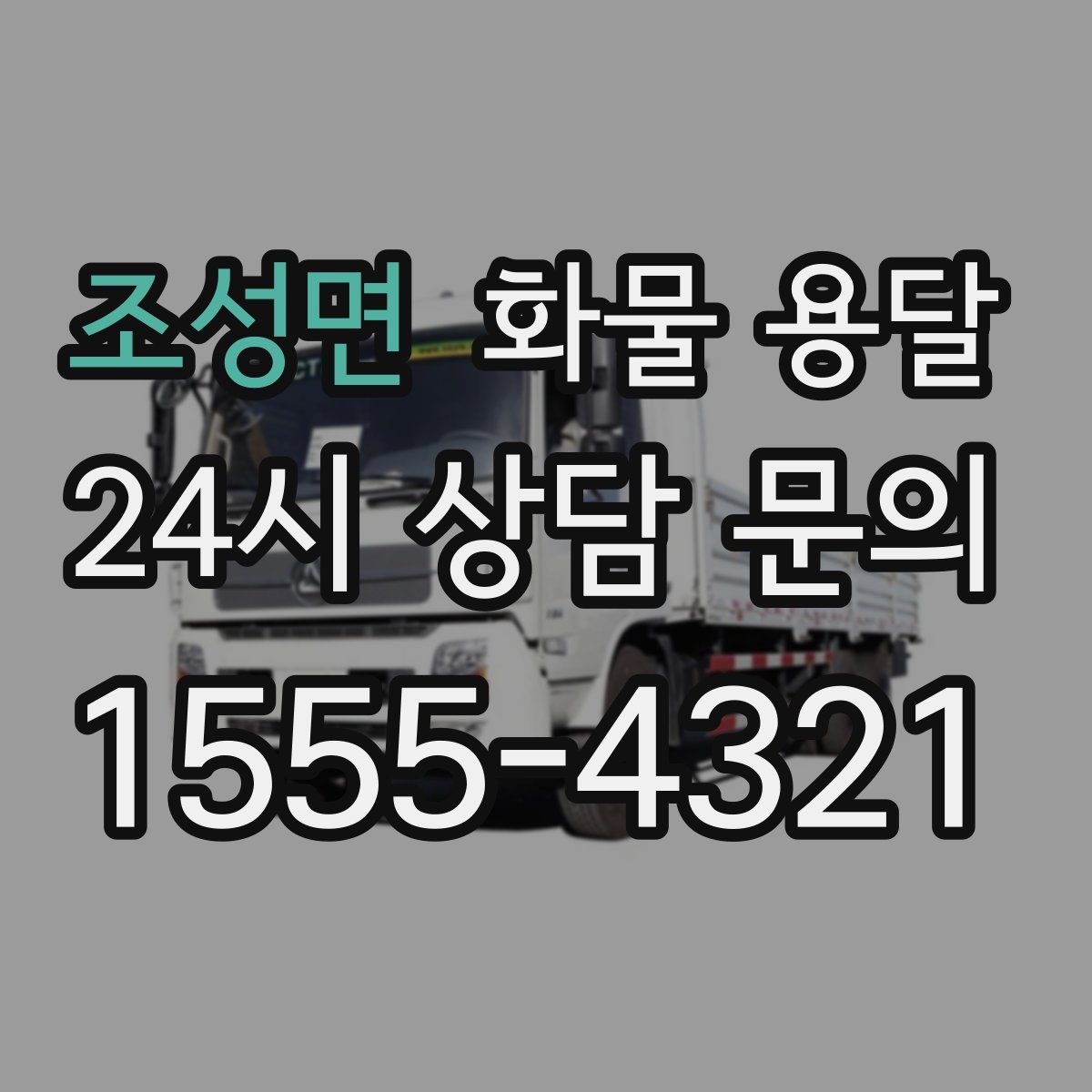 조성면 화물 용달