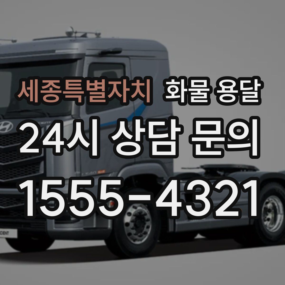 세종특별자치 화물 용달