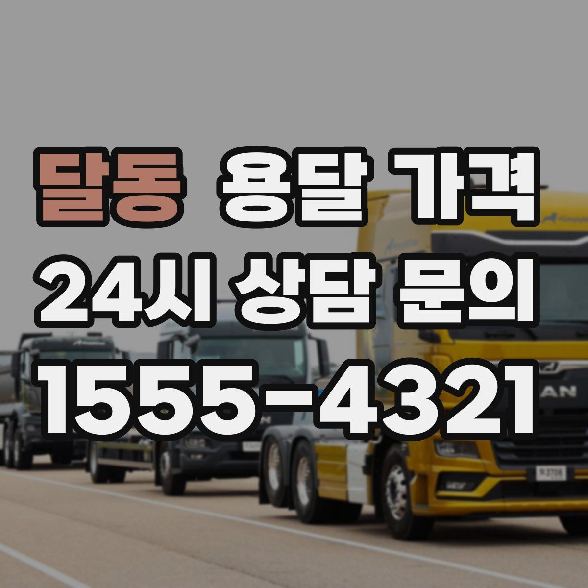 달동 용달 가격