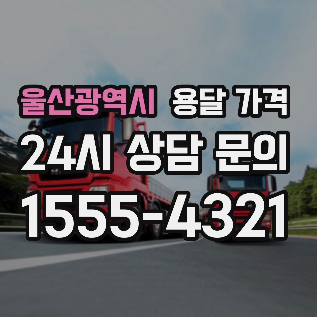 울산광역시 용달 가격
