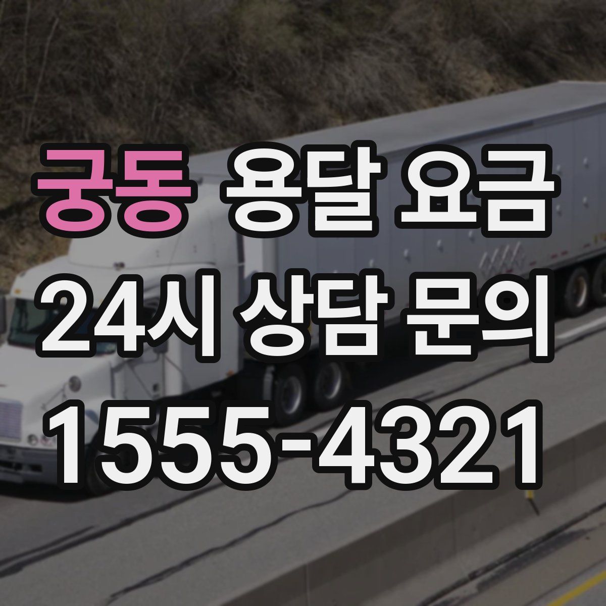 궁동 용달 요금