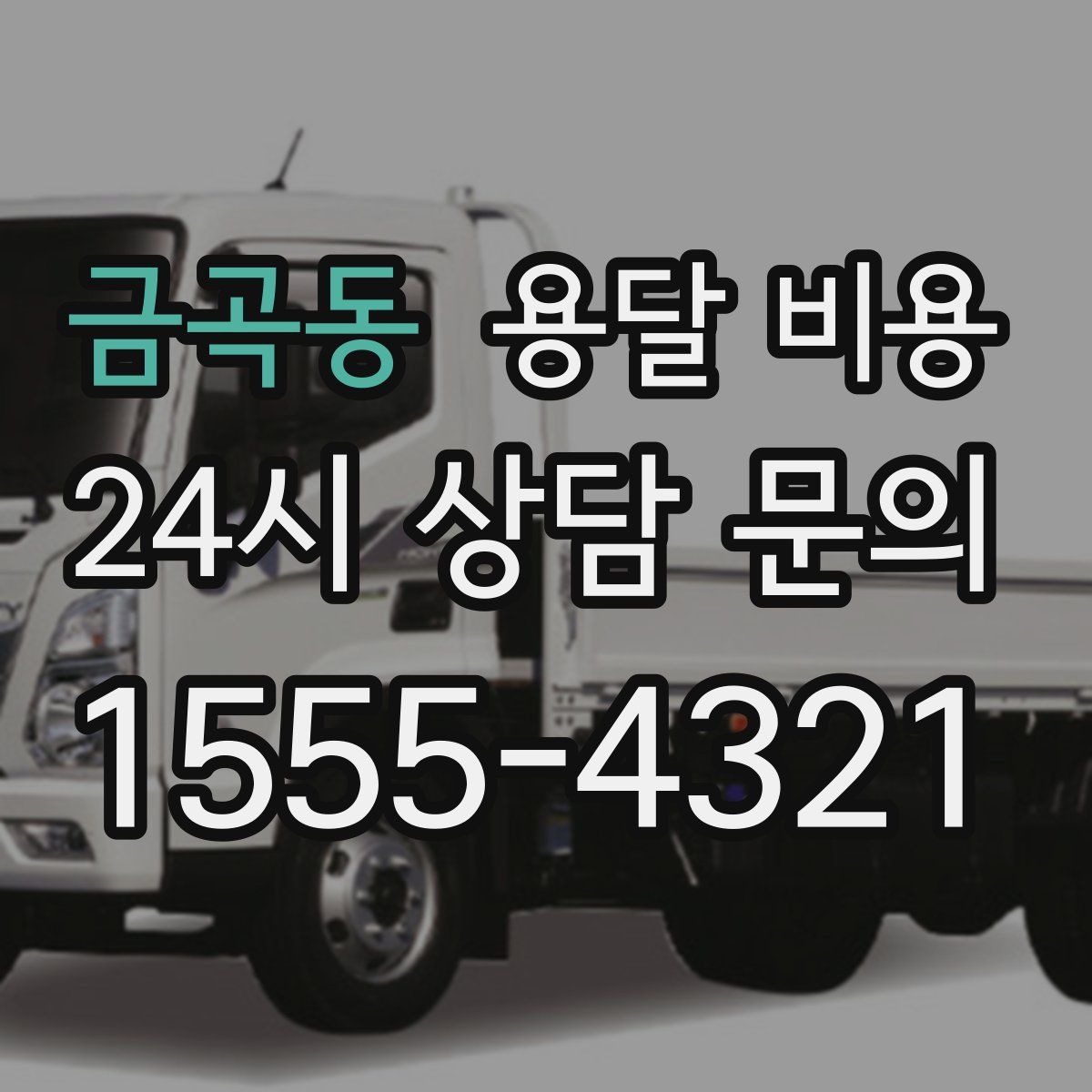 금곡동 용달 비용