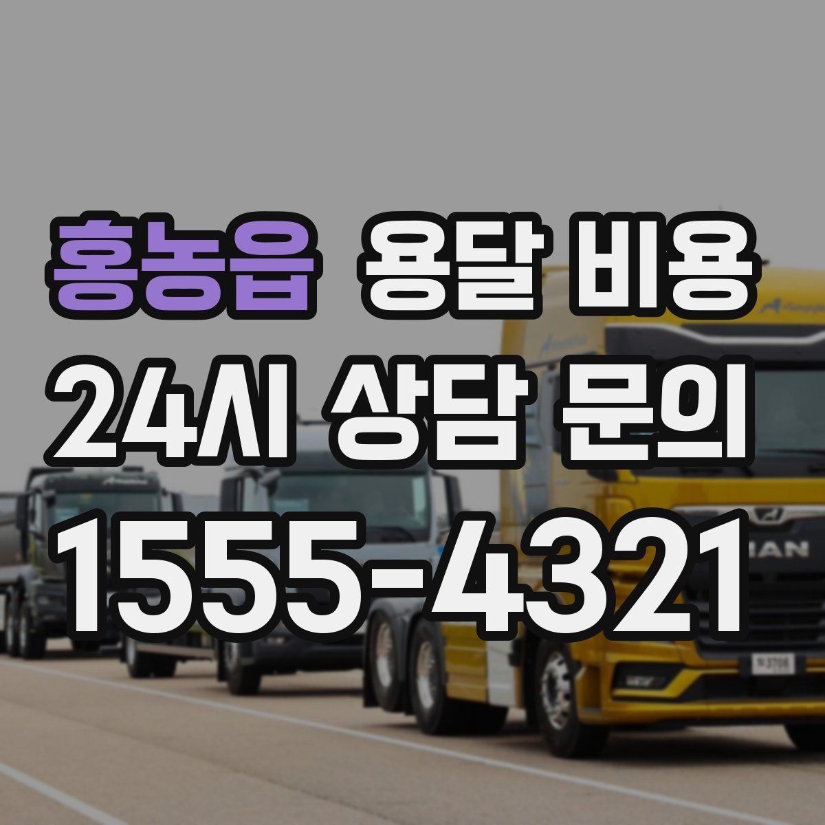 홍농읍 용달 비용