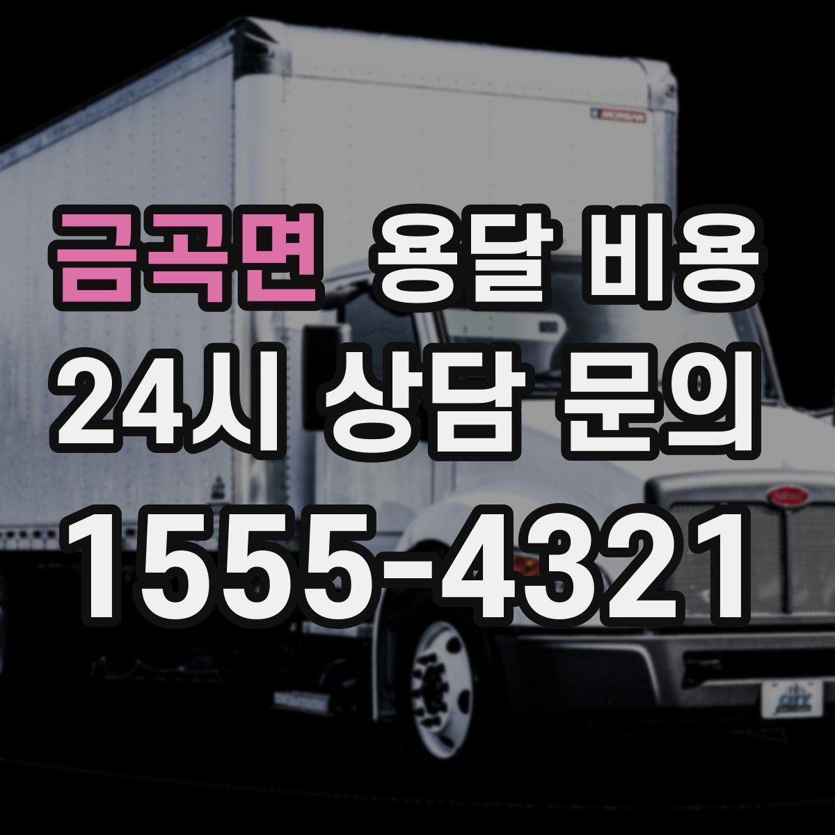 금곡면 용달 비용