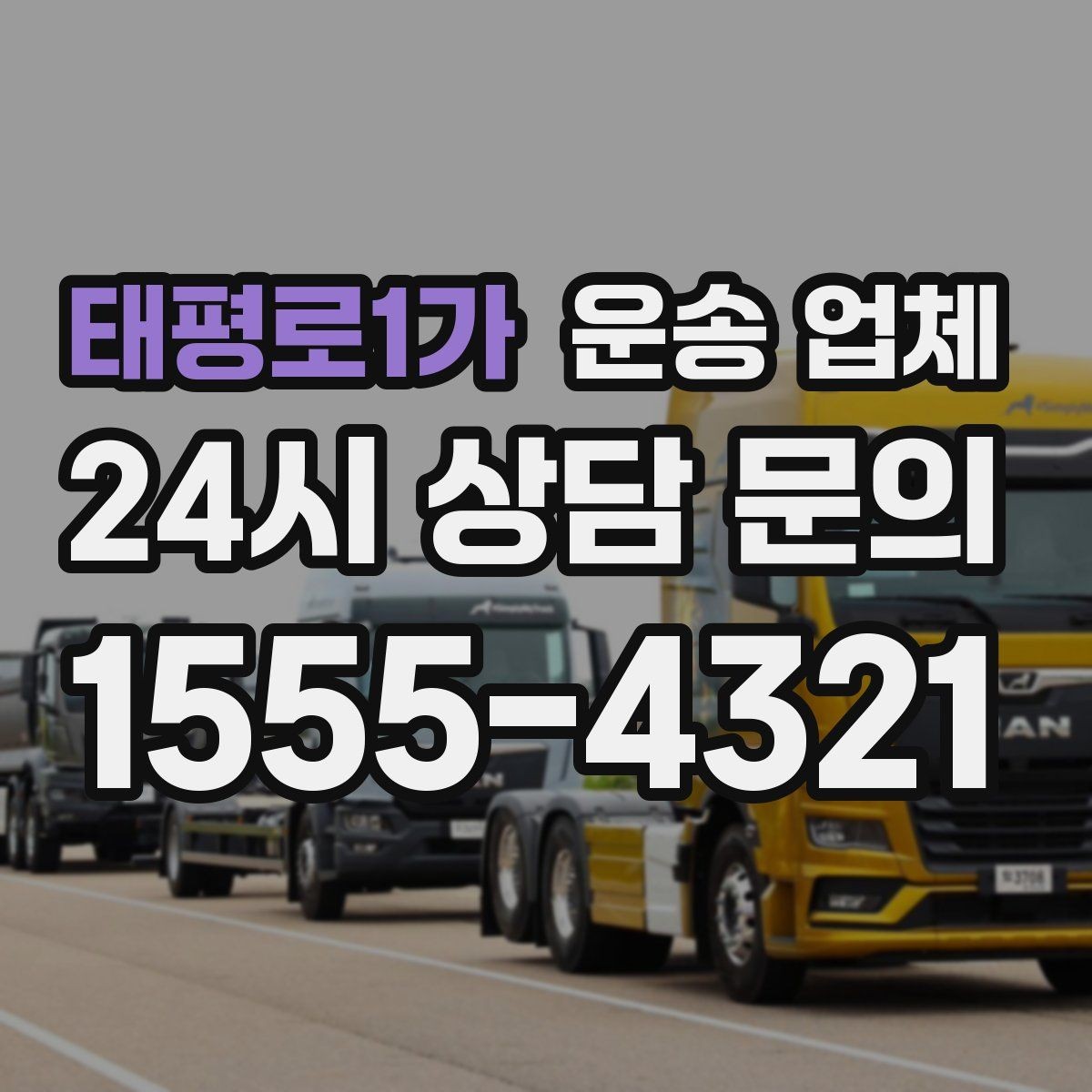 태평로1가 운송 업체 서비스 범위 어떻게 확인할까