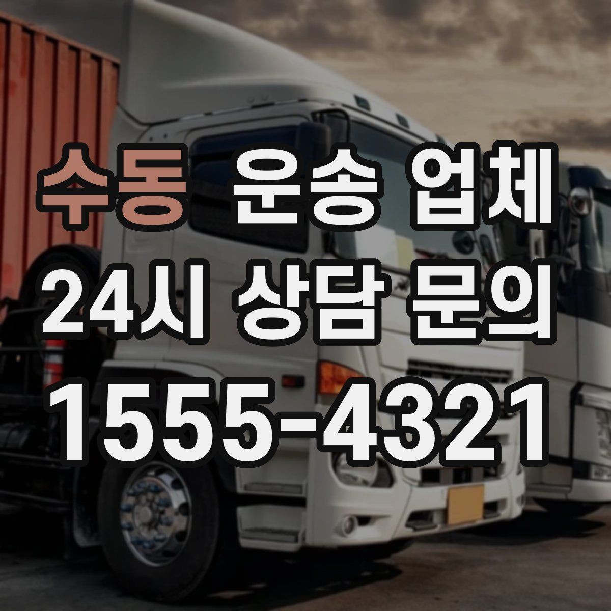수동 운송 업체 실제 도움이 되는 내용만 정리