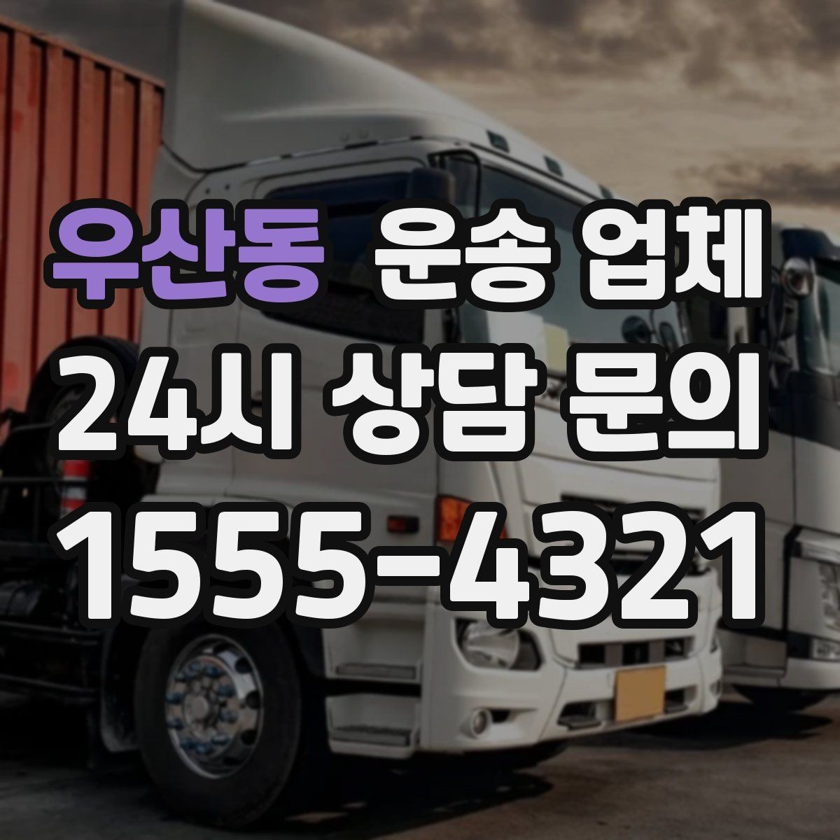 우산동 운송 업체 빠르게 선택하는 기준 정리