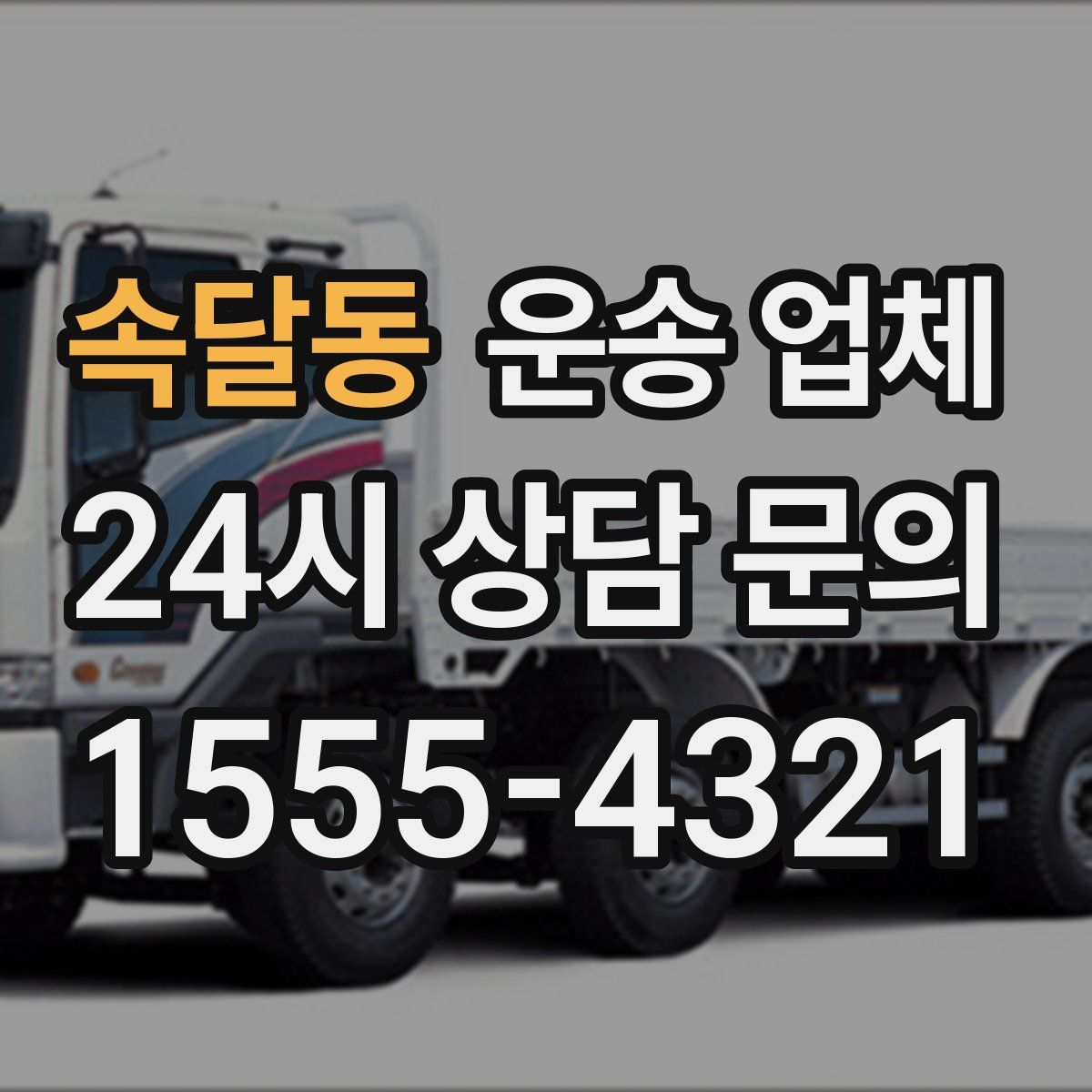 속달동 운송 업체