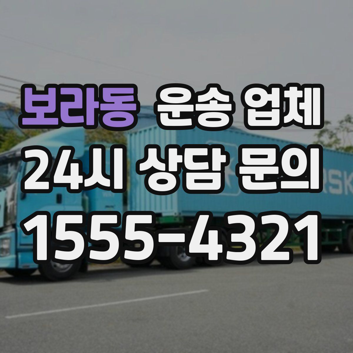 보라동 운송 업체