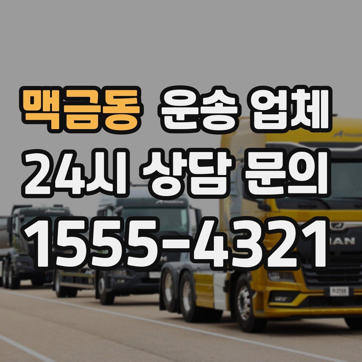 맥금동 운송 업체 오전과 오후 작업 비교