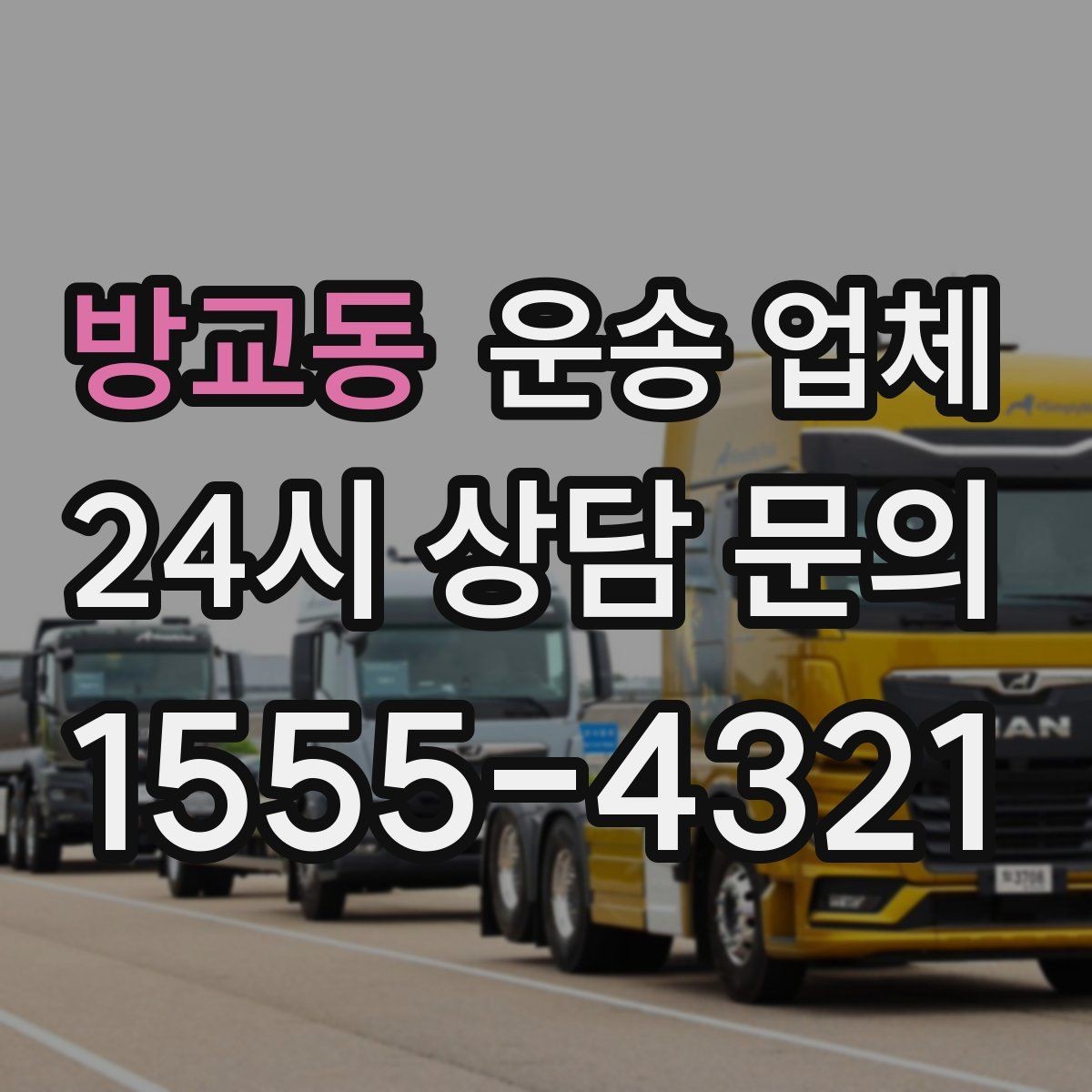 방교동 운송 업체 처음 이용할 때 알아두면 좋은 정보