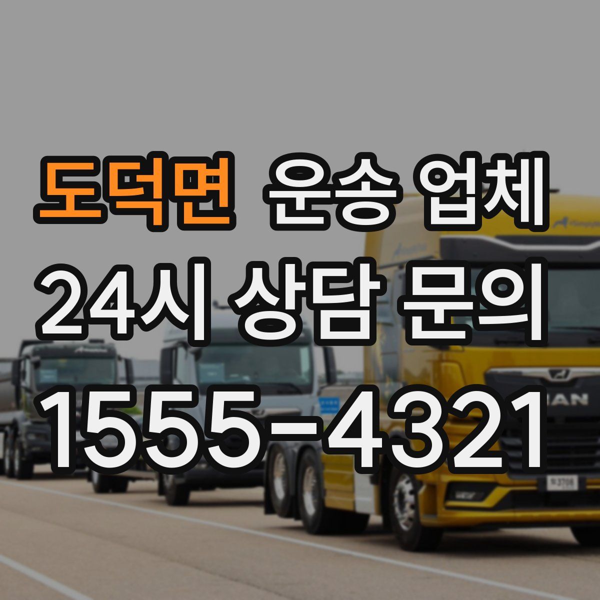 도덕면 운송 업체