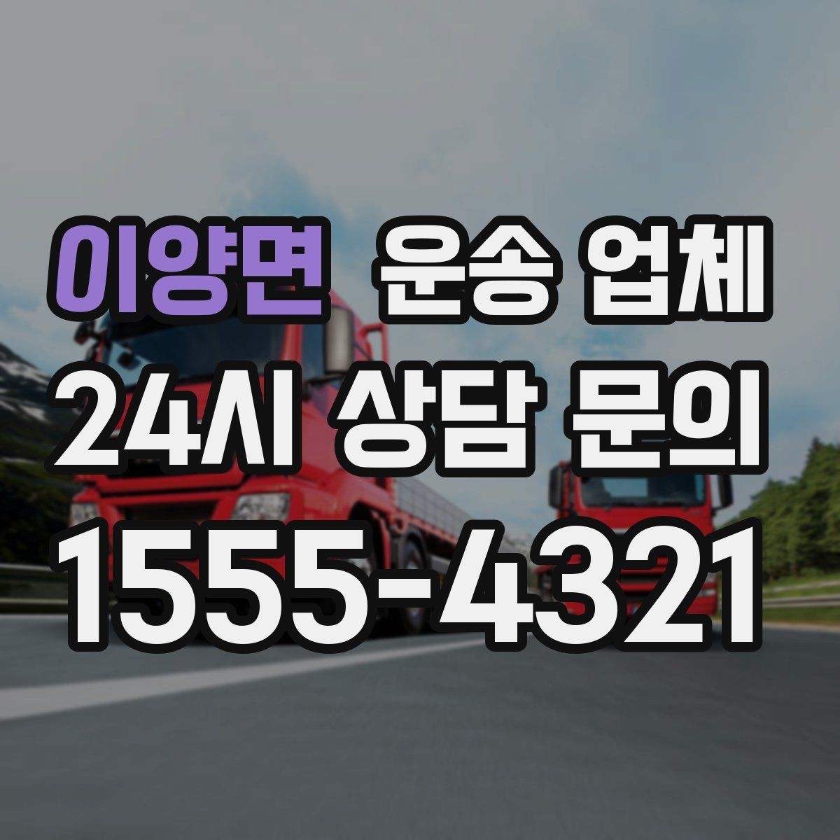 이양면 운송 업체 경험 많은 업체를 선택해야 하는 이유