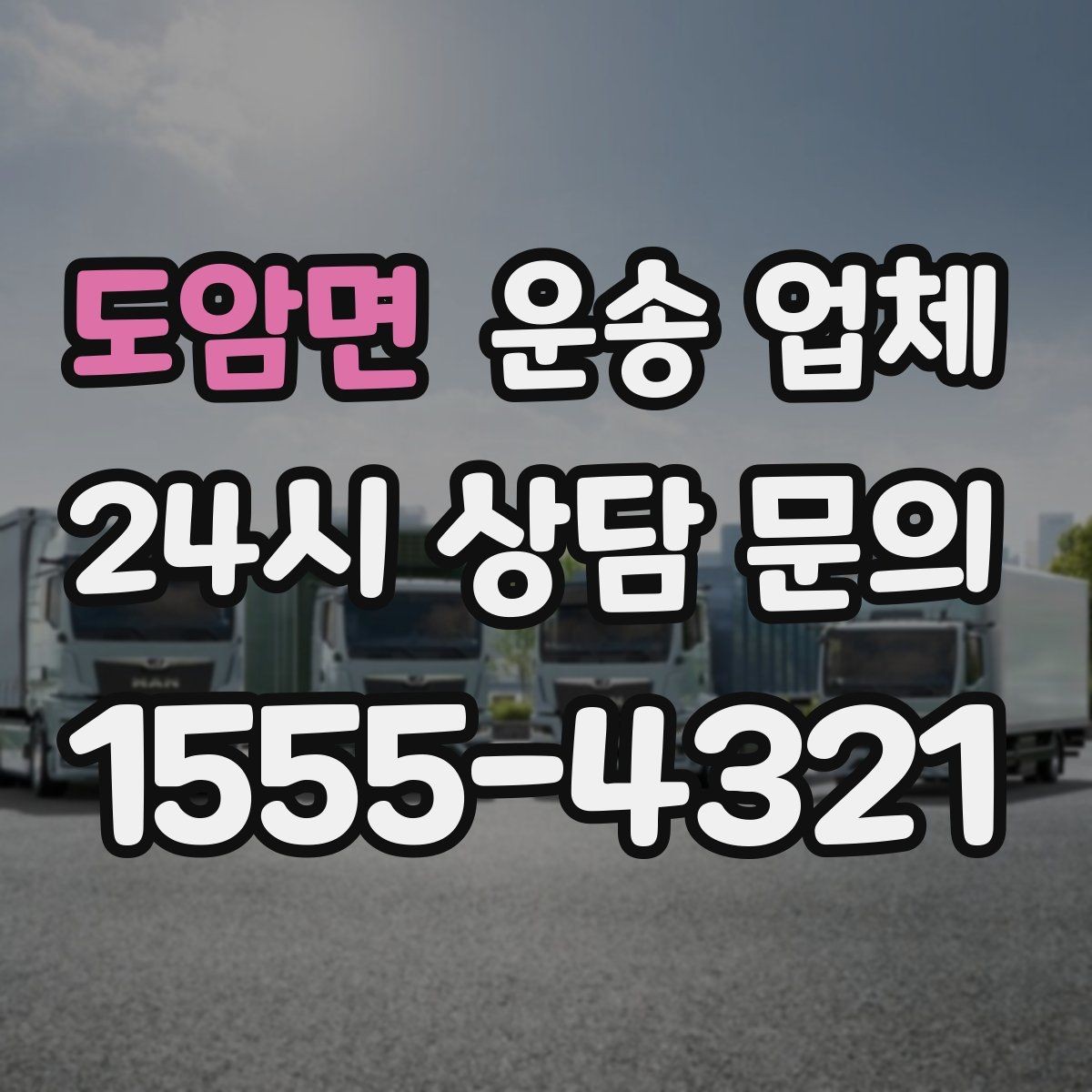 도암면 운송 업체 긴급 운송 서비스 특징