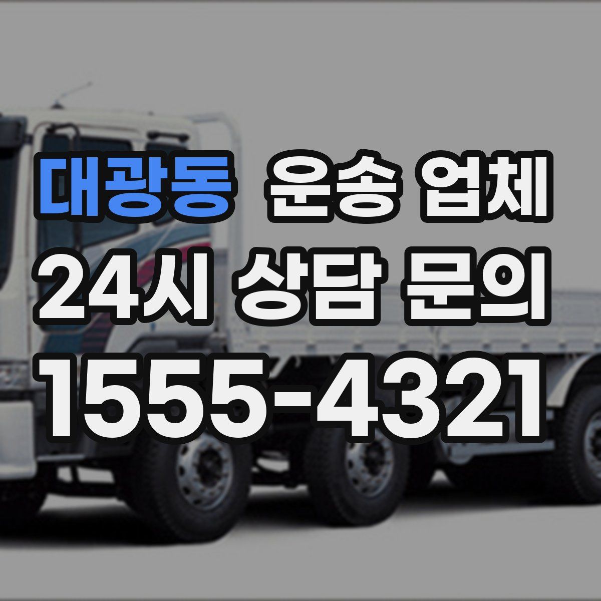 대광동 운송 업체