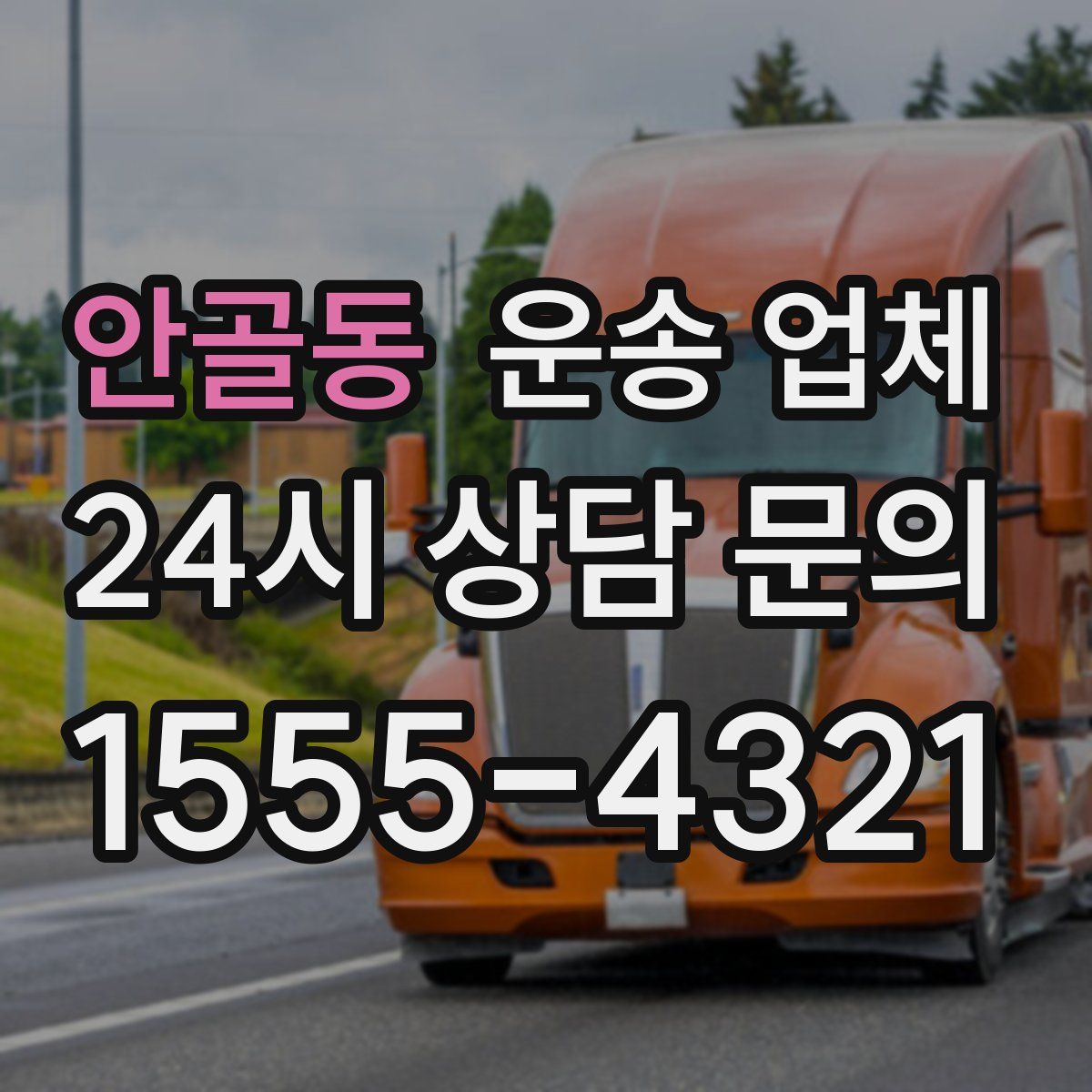 안골동 운송 업체