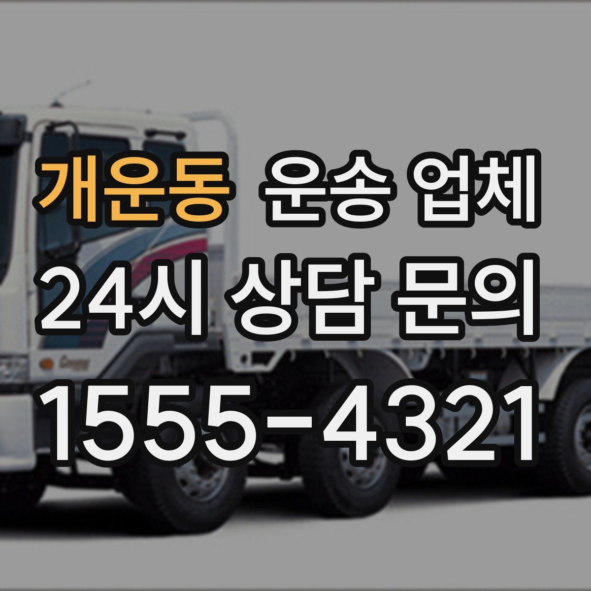 개운동 운송 업체