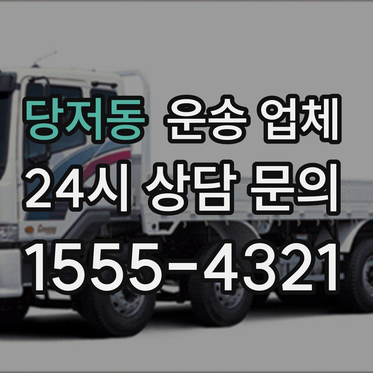 당저동 운송 업체 기사 포함 여부에 따른 차이