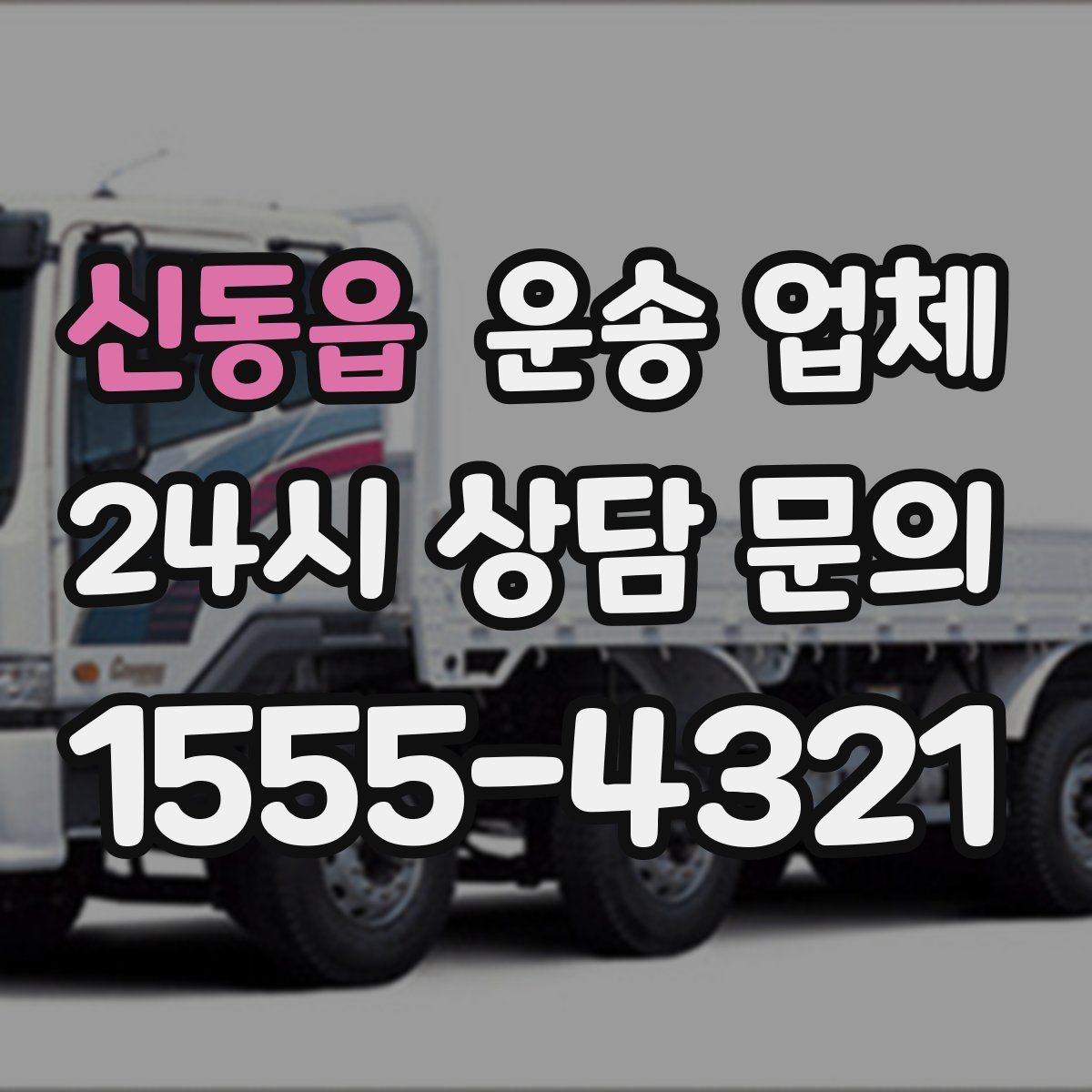 신동읍 운송 업체 당일 요청 가능 여부 확인