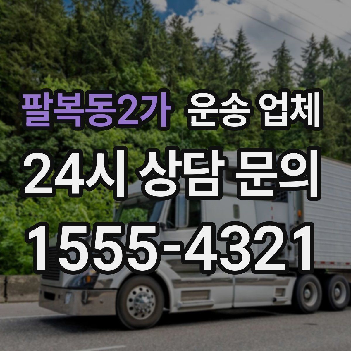 팔복동2가 운송 업체 현실적인 선택 기준 총정리