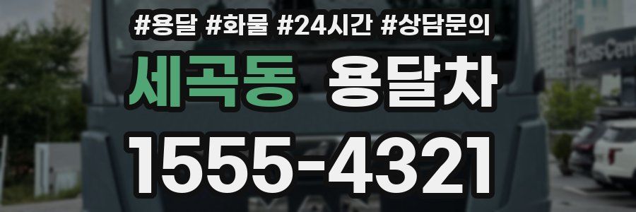 세곡동 용달차