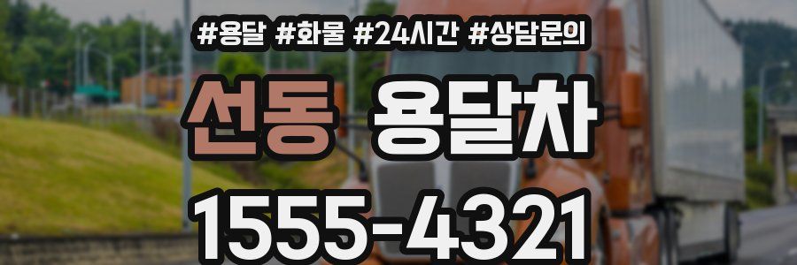 선동 용달차