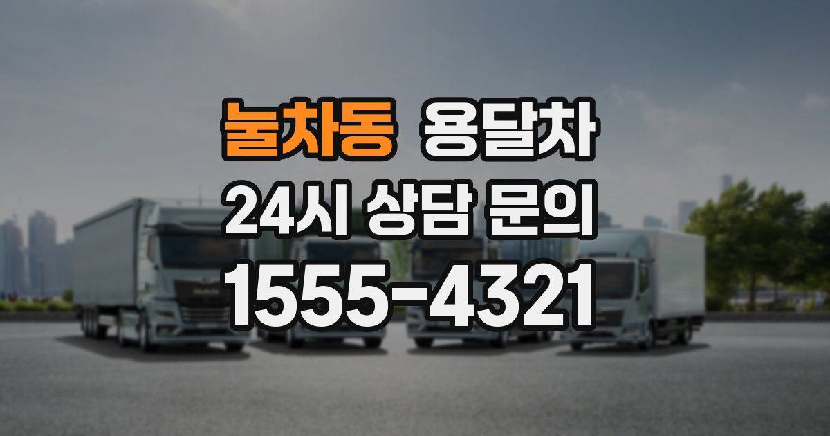 눌차동 용달차