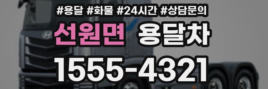 선원면 용달차
