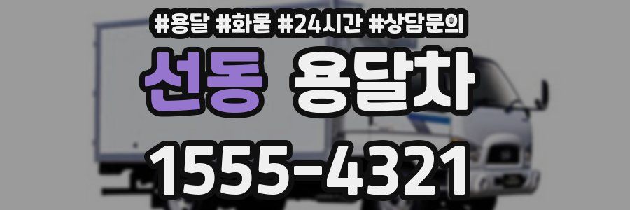 선동 용달차