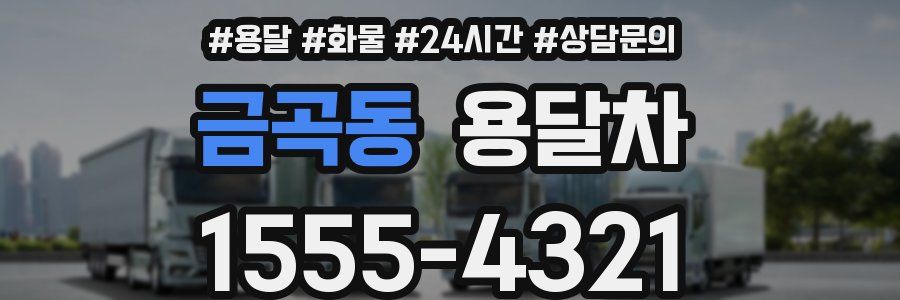 금곡동 용달차