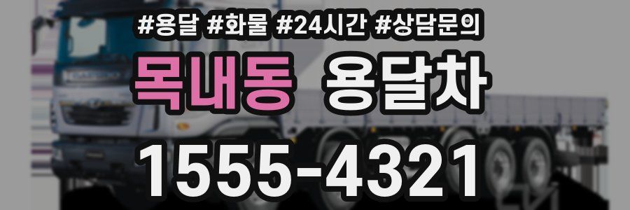 목내동 용달차