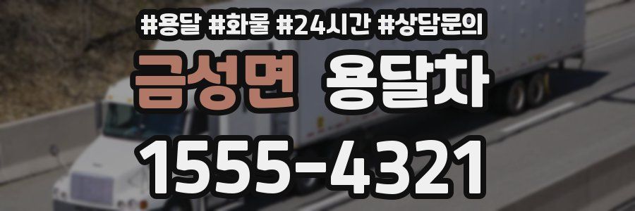 금성면 용달차