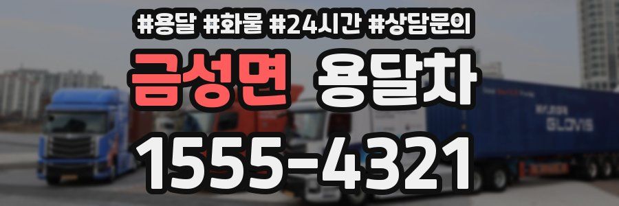 금성면 용달차