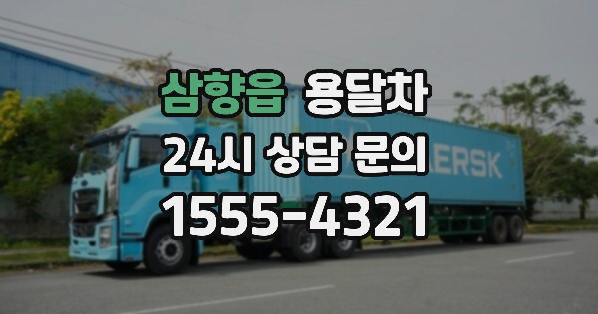 삼향읍 용달차