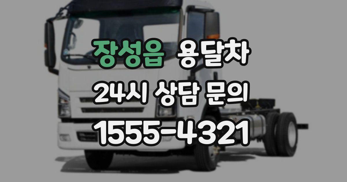 장성읍 용달차