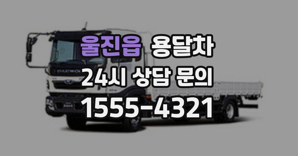 울진읍 용달차