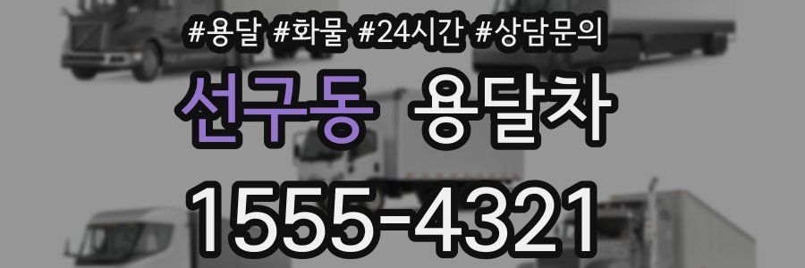 선구동 용달차